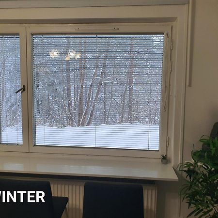 Close To The Metro And The Beach!!! With A View Of The Scandinavian Forest 스톡홀름 외부 사진