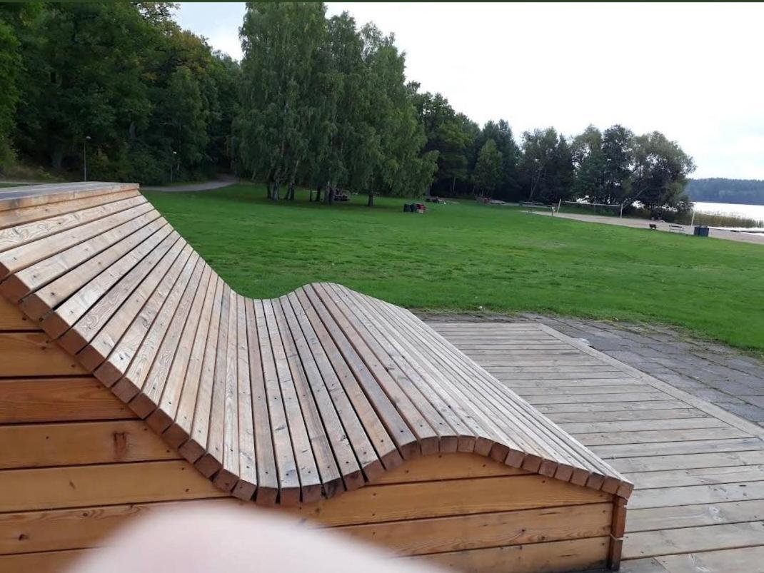 Close To The Metro And The Beach!!! With A View Of The Scandinavian Forest 스톡홀름 외부 사진
