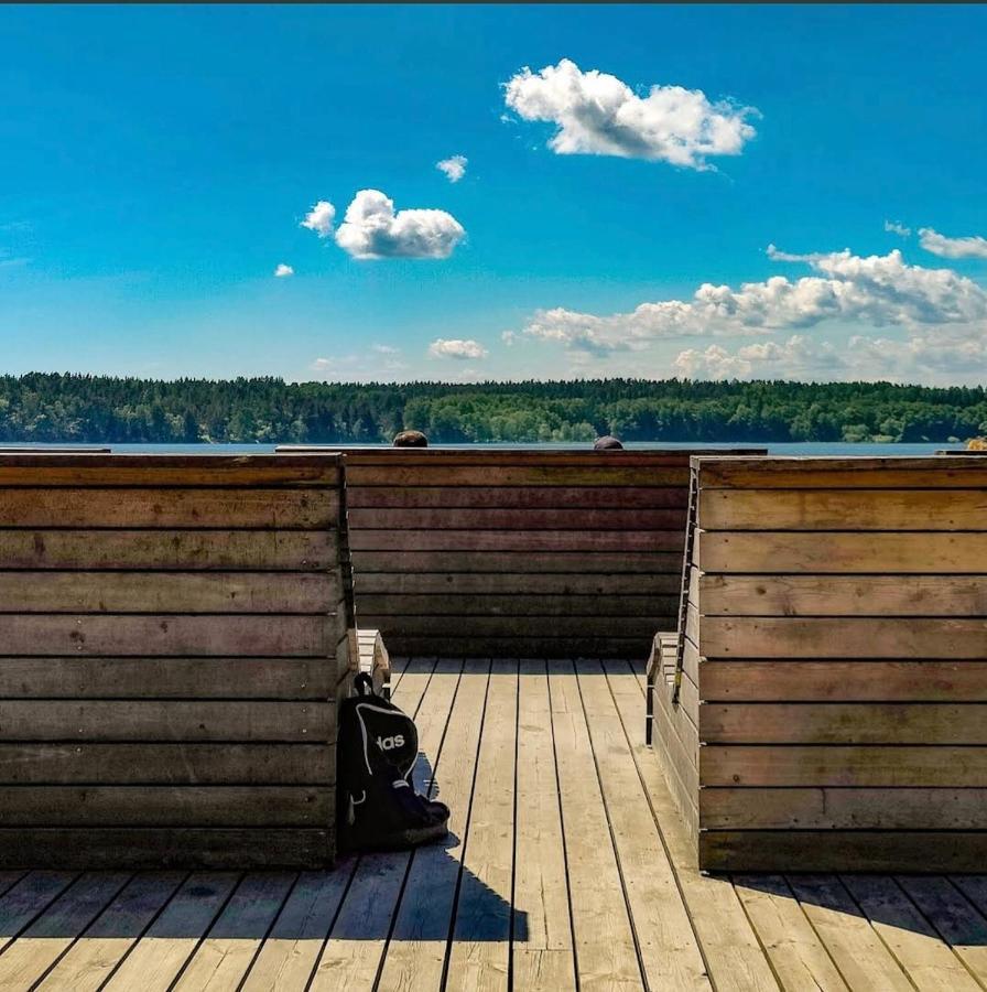 Close To The Metro And The Beach!!! With A View Of The Scandinavian Forest 스톡홀름 외부 사진